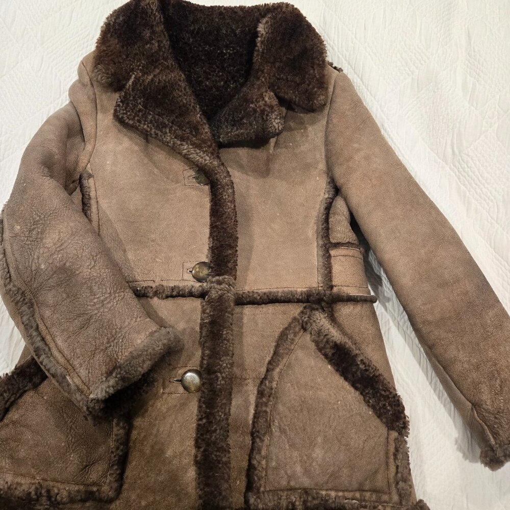 Vintage sheepskin fur jacket